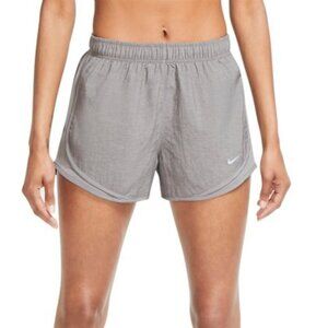 NWT - Nike Women's Light Heather Grey Tempo Brief-Lined Running Short - Size M